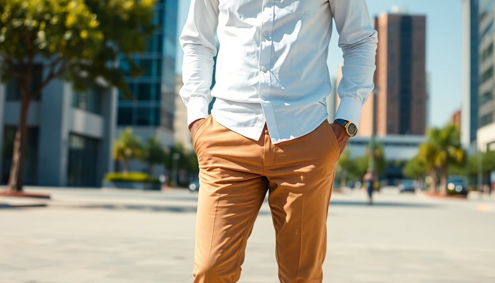 selecting men s khaki pants