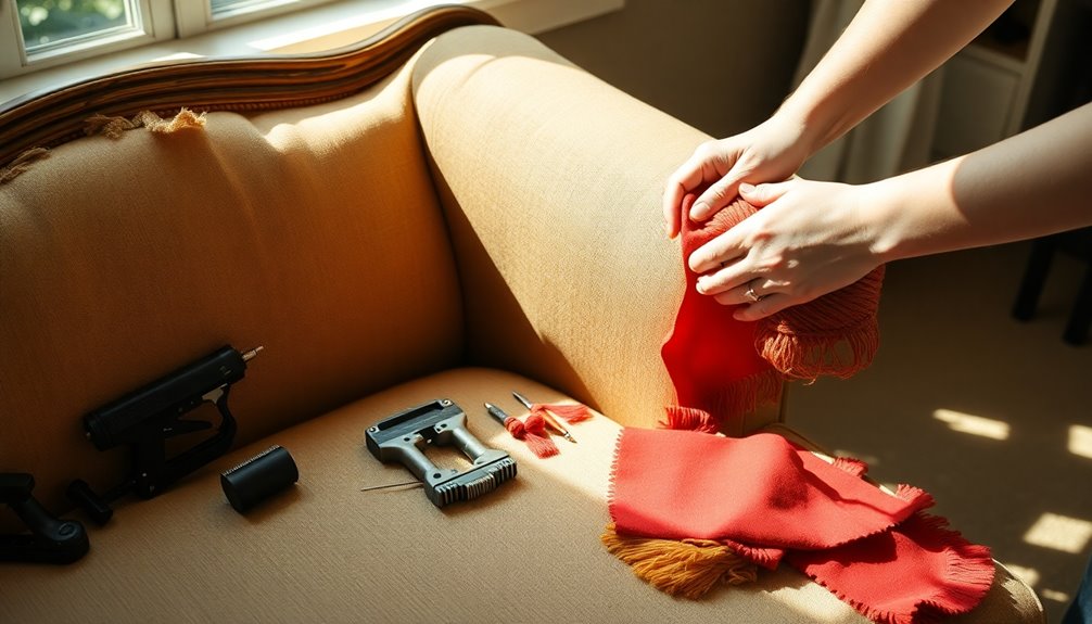 sofa upholstery repair guide