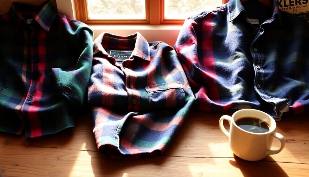 stylish and comfortable flannel shirts