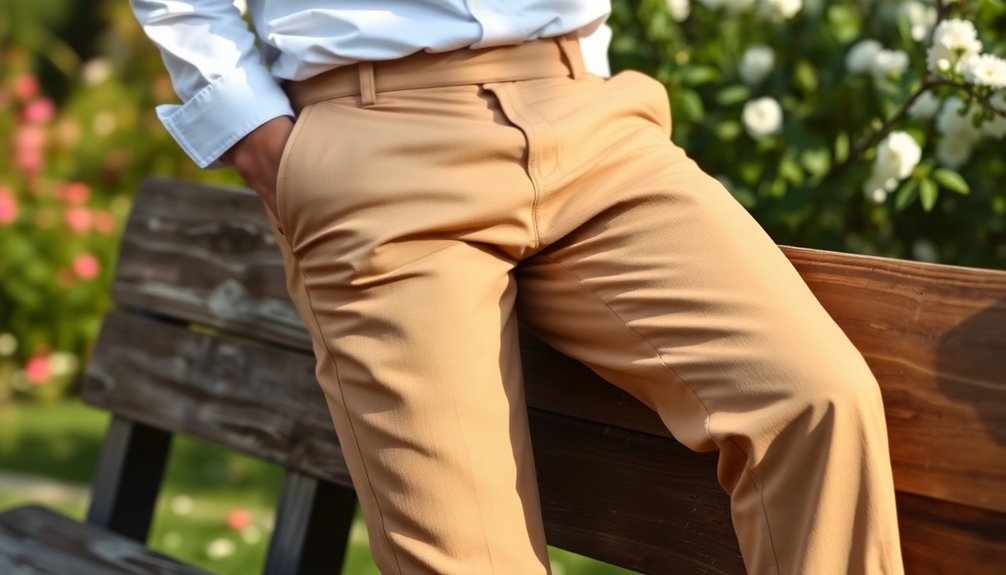 stylish and comfortable khaki pants