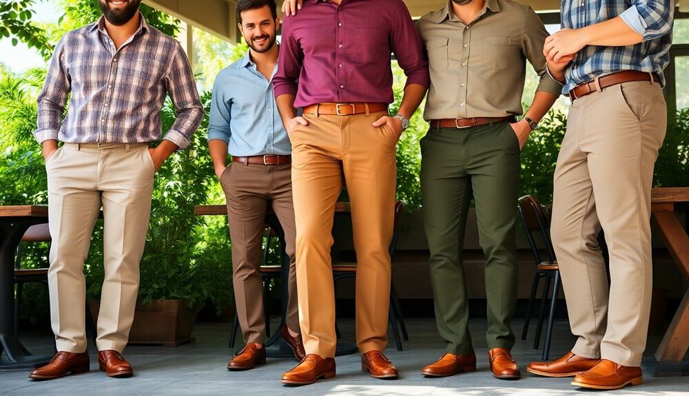 stylish and comfortable khakis