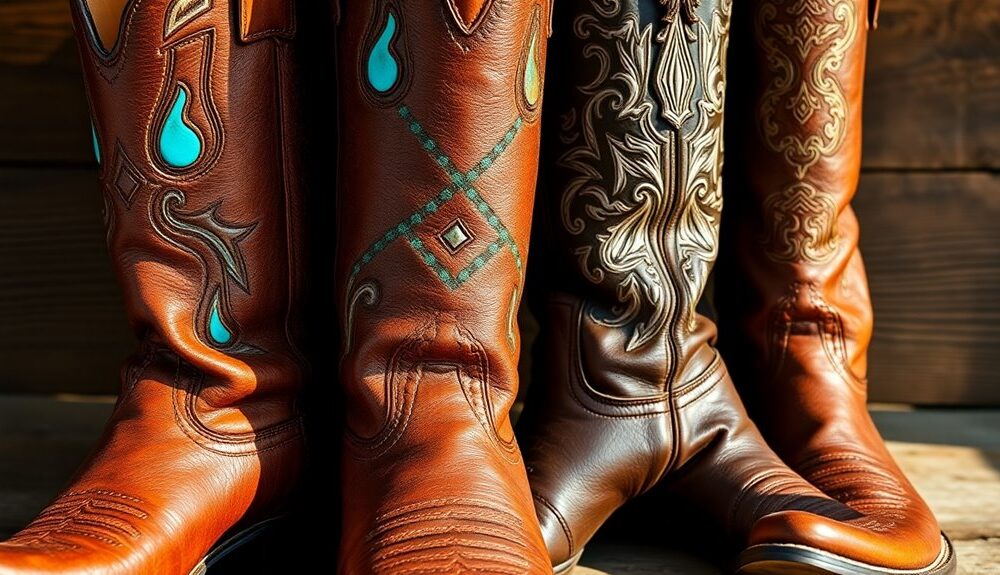 stylish and durable cowboy boots