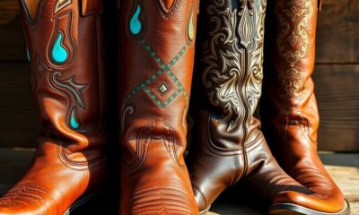 stylish and durable cowboy boots