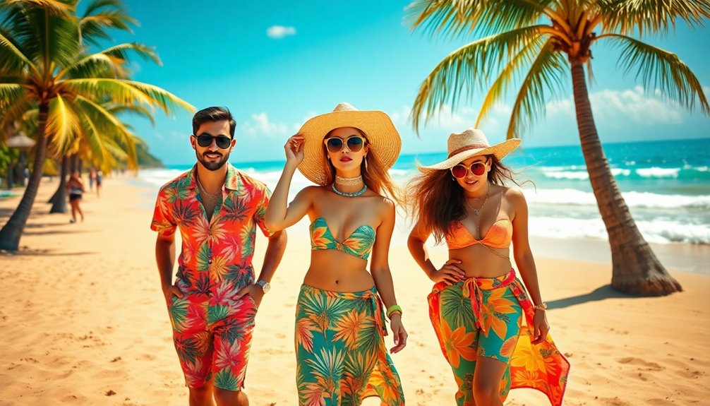 stylish beachwear for attention