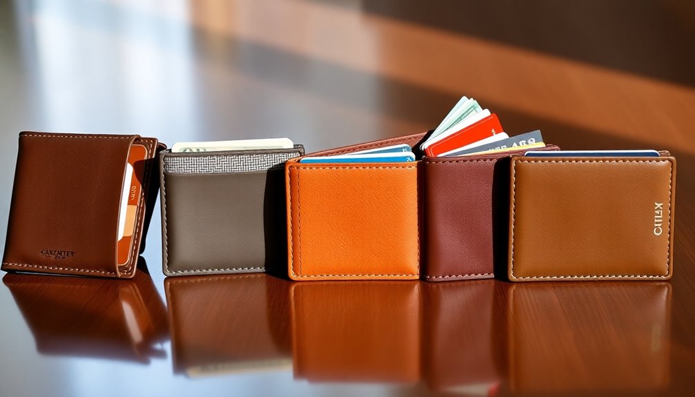 stylish compact slim wallets