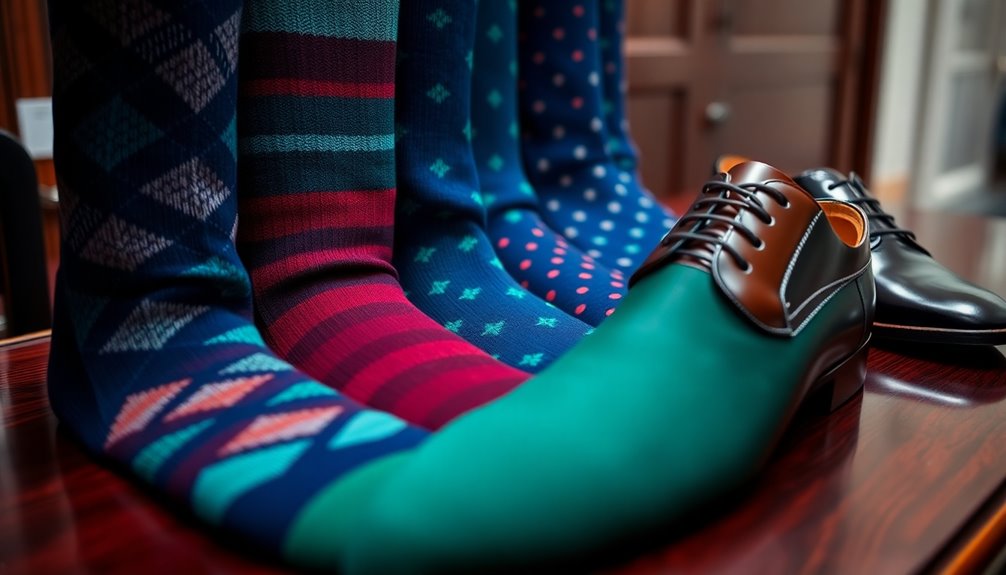 stylish dress socks selection