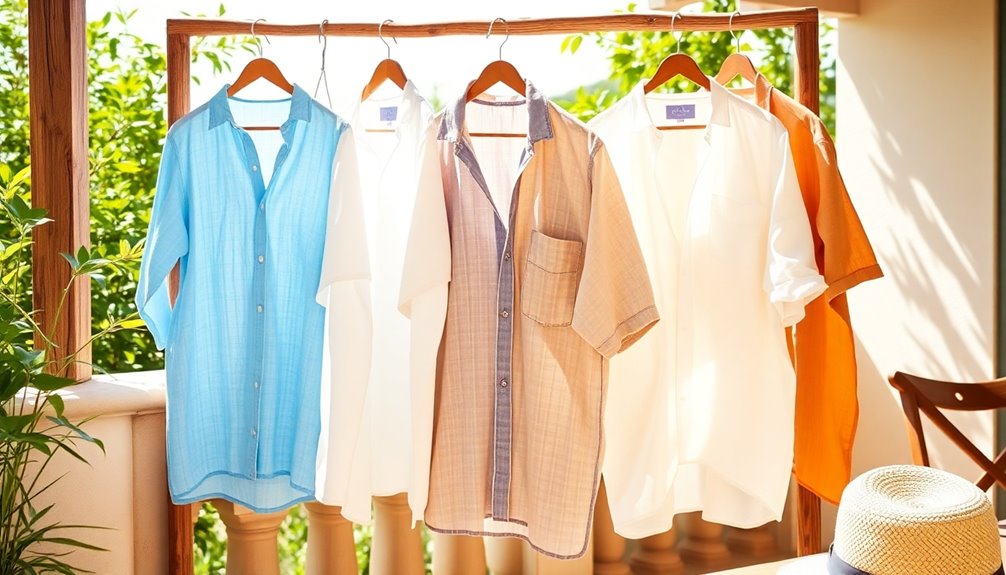 stylish summer linen shirts