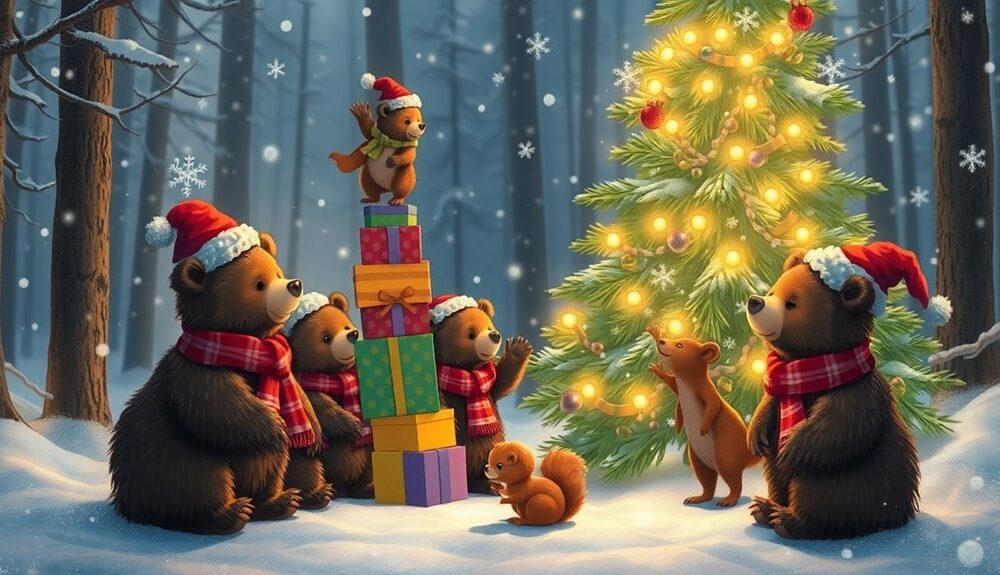 unexpected festive bear surprises