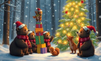 unexpected festive bear surprises