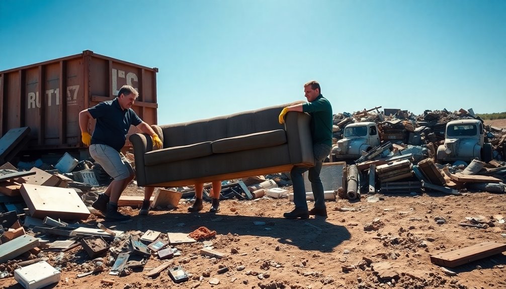 waste disposal at landfill