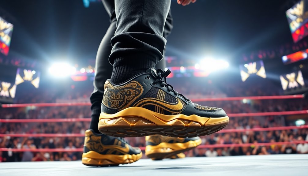 wrestlemania custom sneakers showcase