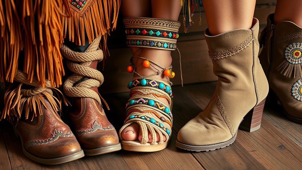 artisan earthy eclectic footwear