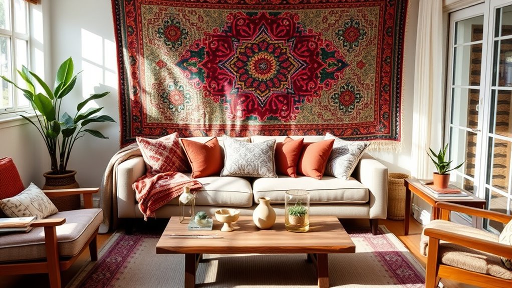 balance vibrant boho patterns