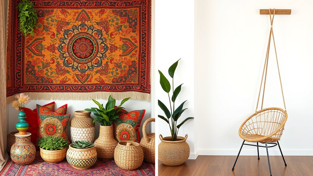 balanced eclectic layered decor