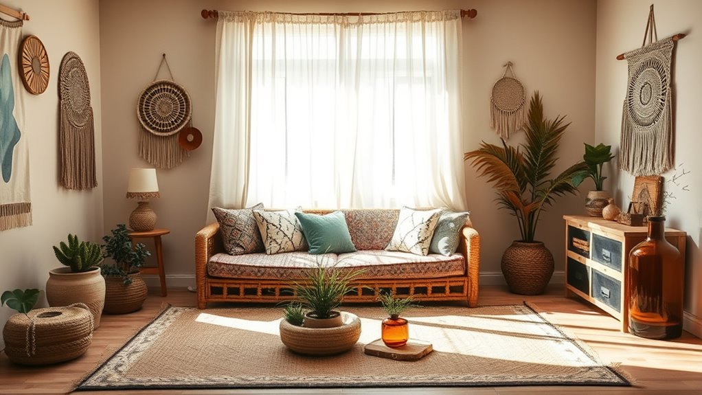 balanced minimal boho decor