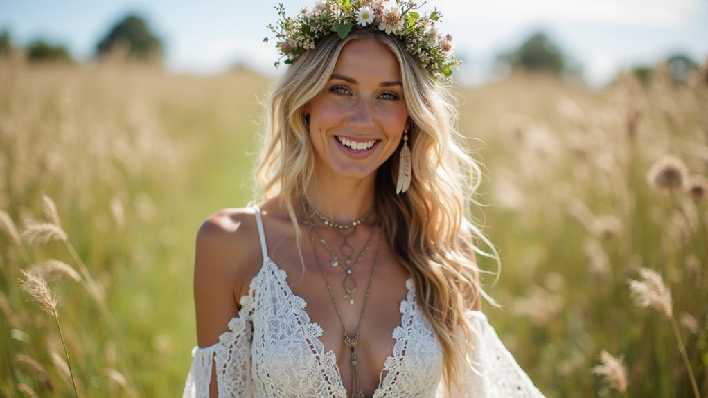 bohemian bridal style elegance