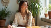 bohemian inspired professional attire