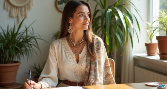bohemian inspired professional attire