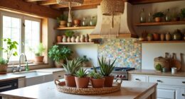 bohemian kitchen dining decor