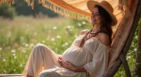 bohemian maternity style comfort