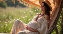 bohemian maternity style comfort
