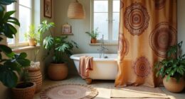 boho bathroom decor elements