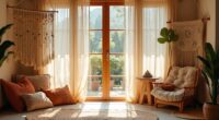 boho beaded macram dividers