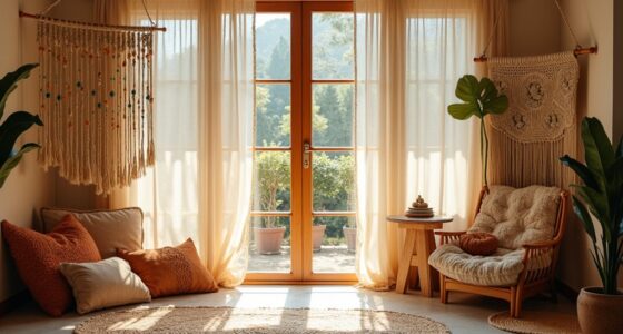 boho beaded macram dividers