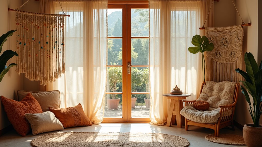 boho beaded macram dividers