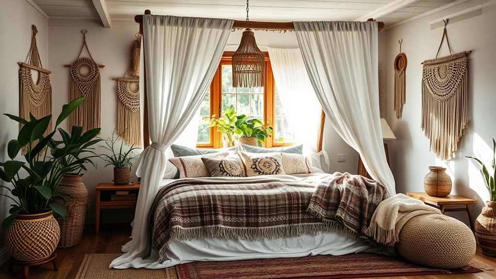 boho bedroom makeover showcase