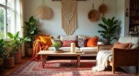 boho cozy eclectic makeover