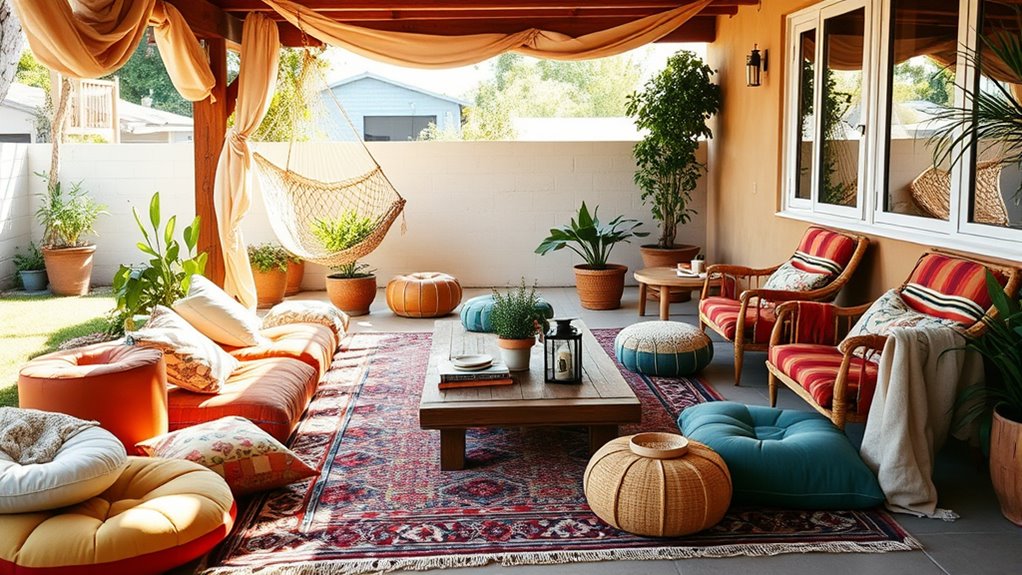 boho cozy seating options