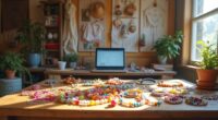 boho crafts small business