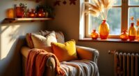 boho fall cozy decor