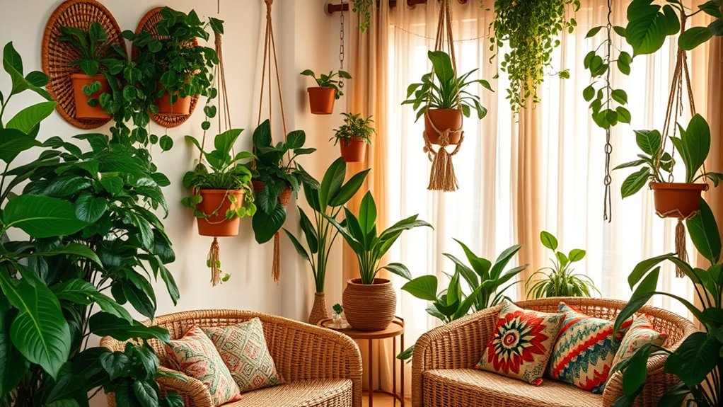 boho jungle decor harmony