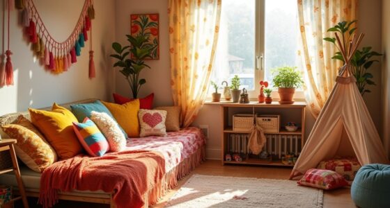boho kids playful space