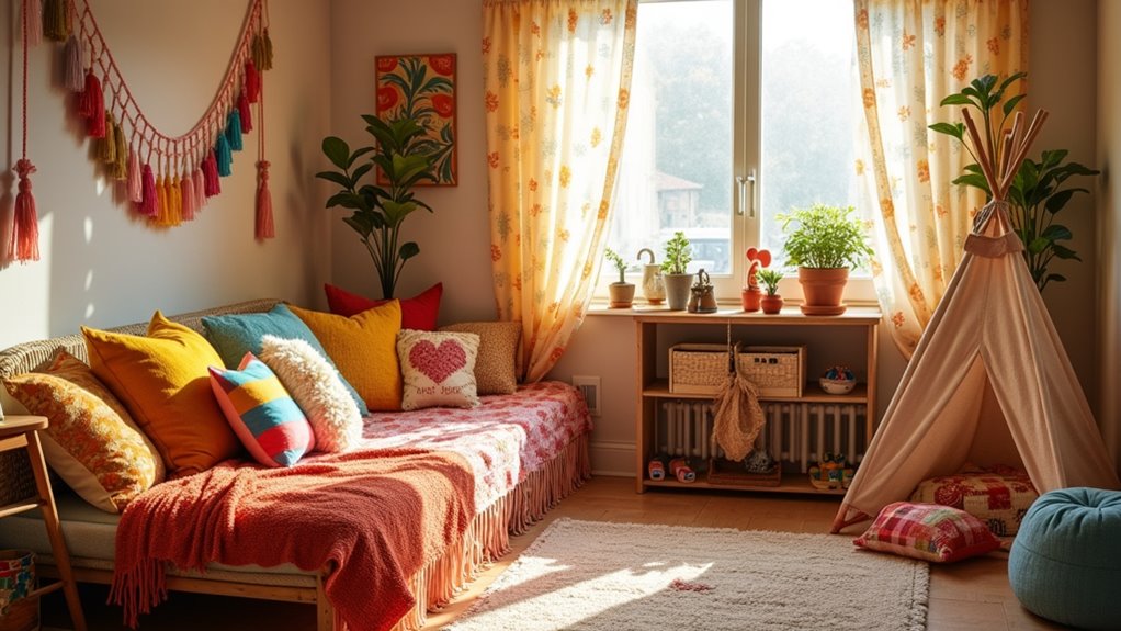 boho kids playful space