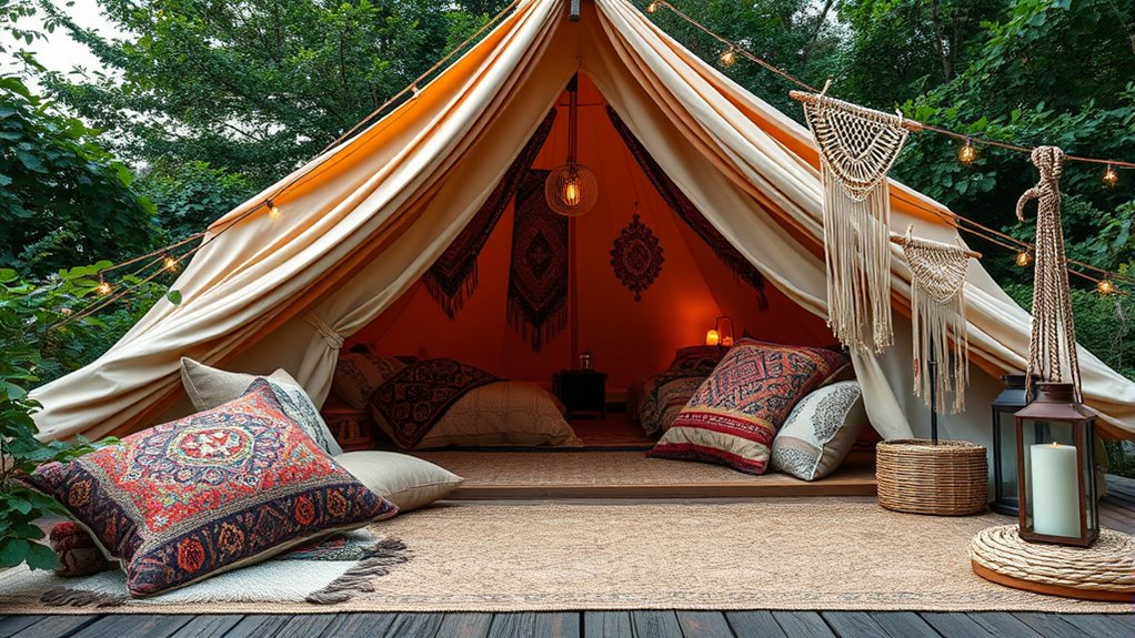 boho outdoor decor ideas