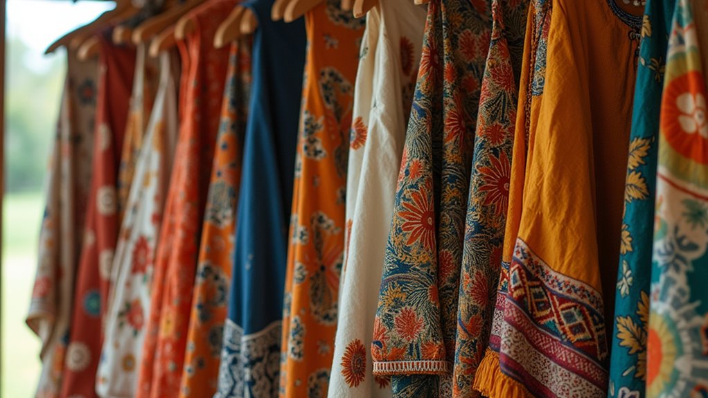 boho print and hue mixing