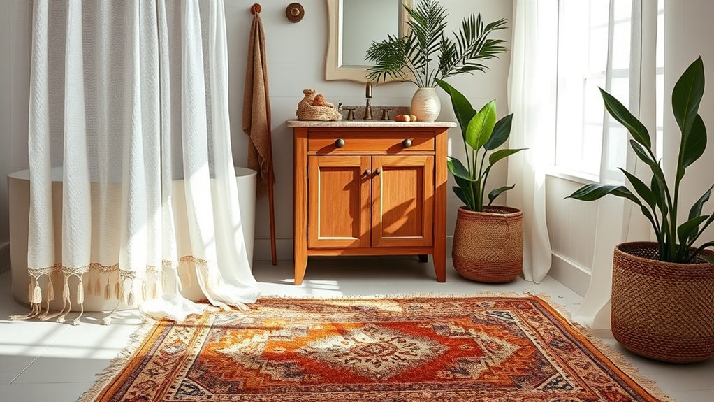 boho rugs textured warmth
