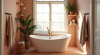 boho spa bathroom renovation