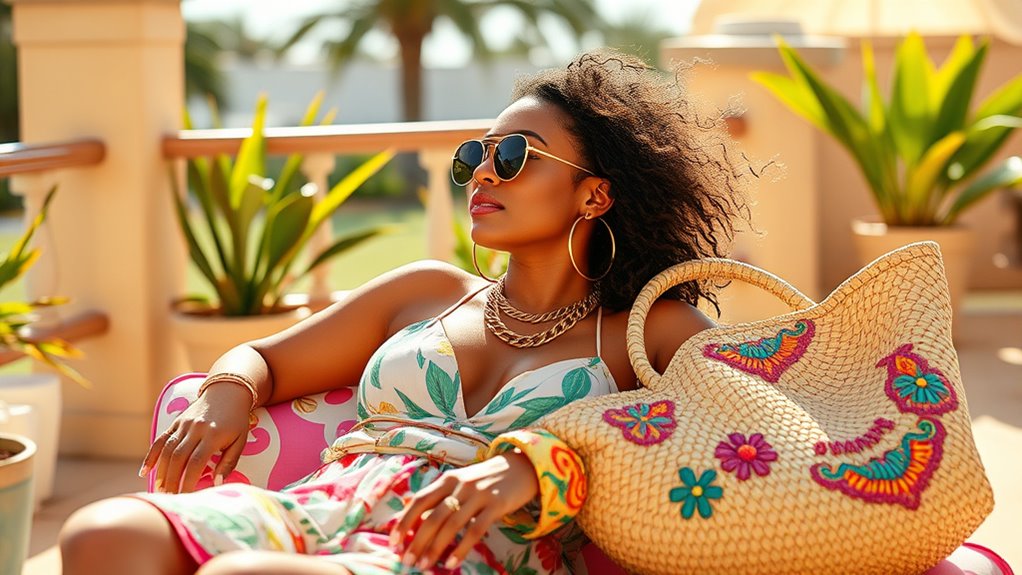 bold accessories enhance summer style