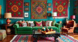 bold colors and patterns