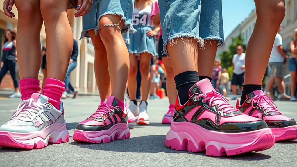 bold retro footwear choices