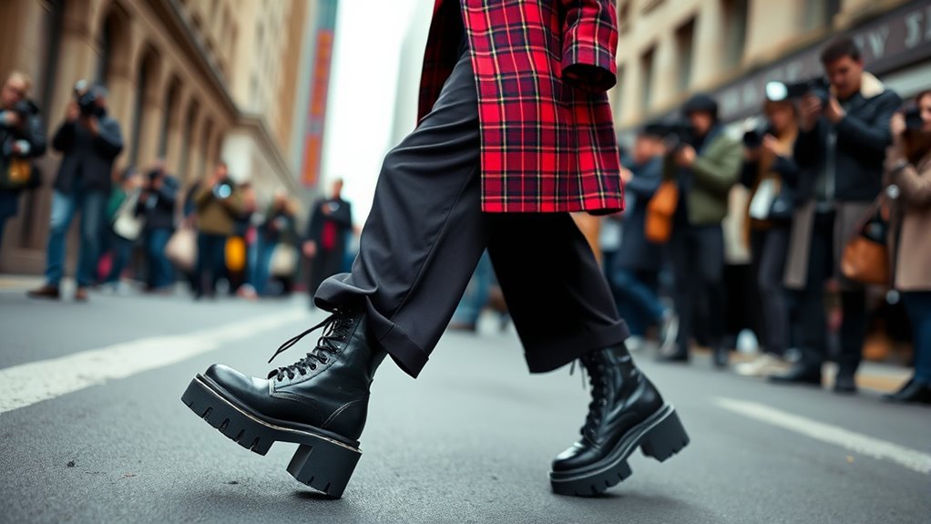 bold stylish footwear statement