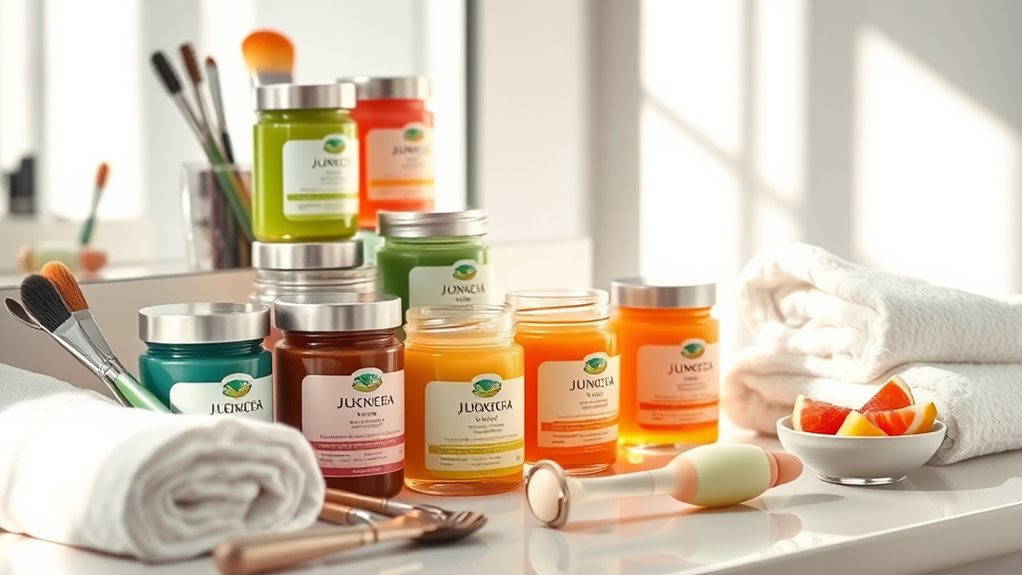 boost skin with masks