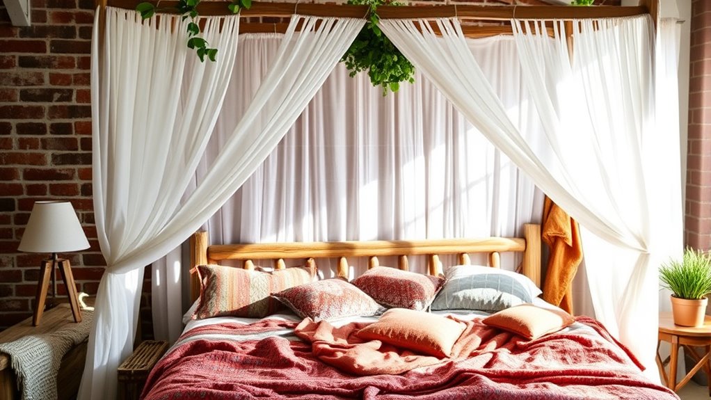 build cozy boho canopy
