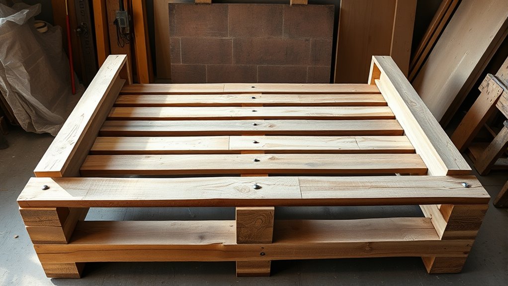 build sturdy pallet foundation
