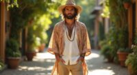 casual artistic earthy attire