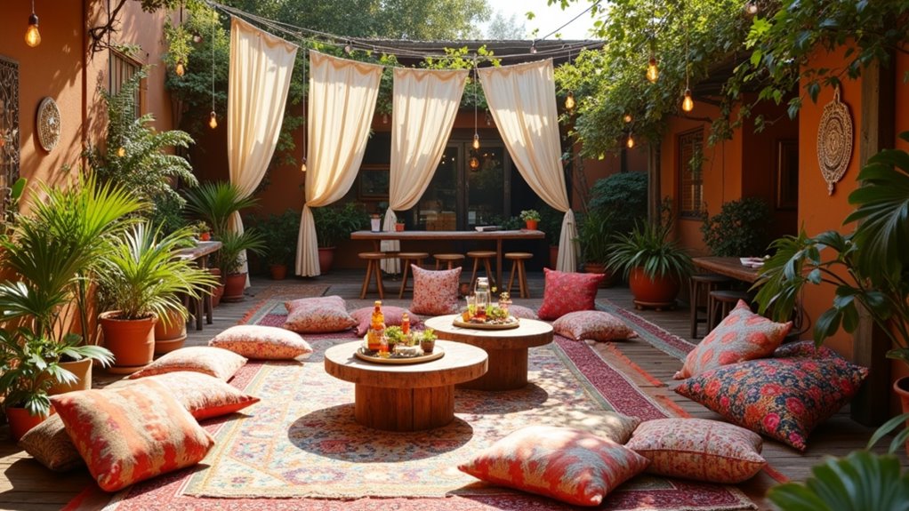 casual bohemian party planning